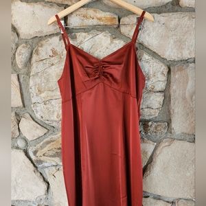 Melrose and Market Polyester Rayon Blend Spaghetti Strap Dress